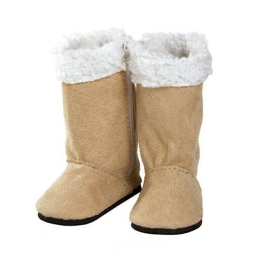 Tan Boots w/Faux Sherpa Lining