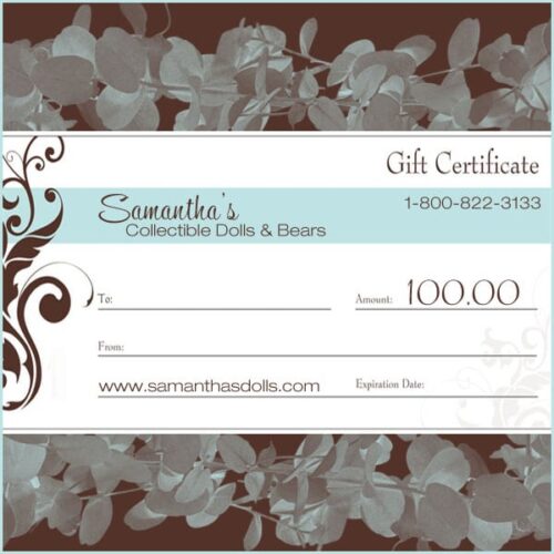 $100.00 Gift Certificate