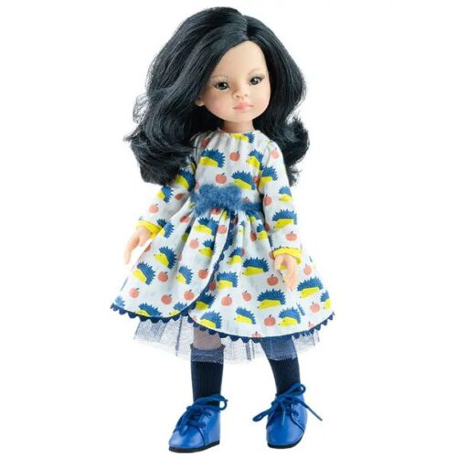 Las Amigas Doll - Liu with Hedgehog Dress - Paola Reina