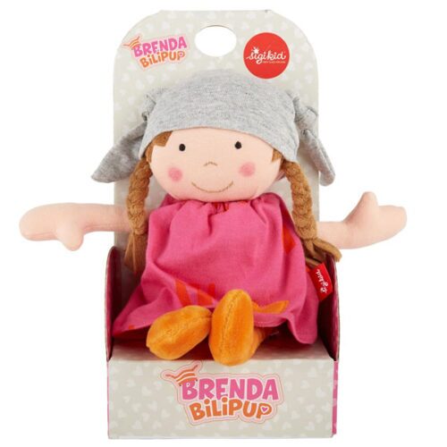 Plush Doll with Pink Outfit