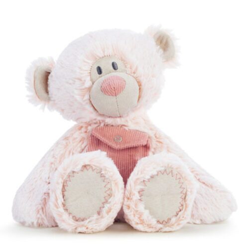 Pink Pocket Prayer Bear