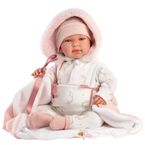 Newborn Doll Paulina with Blanket