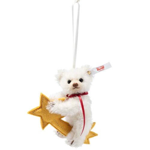 Teddy Bear on Shooting Star Ornament