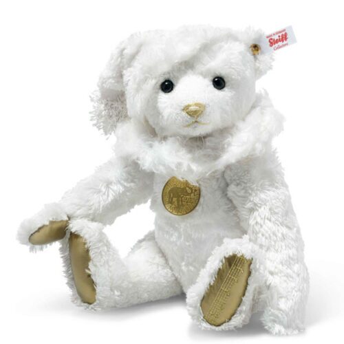 White Christmas Musical Teddy Bear