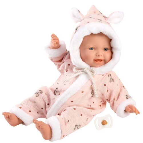 Llorens 12.6" Soft Body Articulated Little Baby Doll Penelope