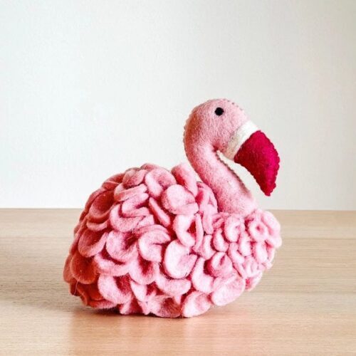 Felt Flamingo by Deer Harbour Design