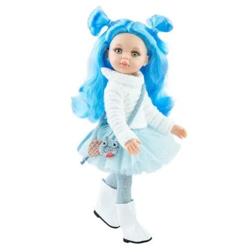 Las Amigas Doll - Nieves with Skirt and Blue Hair - Paola