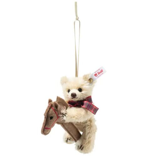 Teddy Bear Hobby Horse Ornament