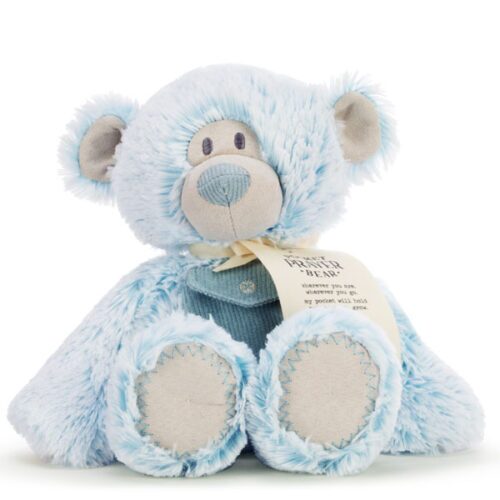 Blue Pocket Prayer Bear 11