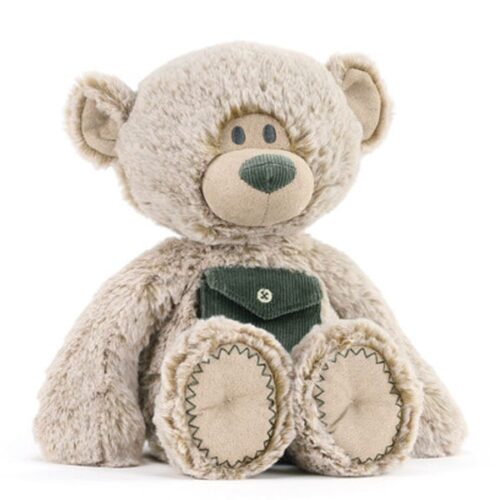 Green Pocket Prayer Bear