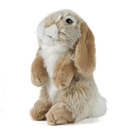 Brown Sitting Lop Eared Rabbit Plush