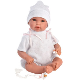 Crying Soft Body Baby Doll Avery with Hooded Bunny Jacket