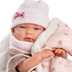 Llorens 15.7" Anatomically-correct Baby Doll Layla with Cushion