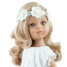 Luciana White Dress and Flower Headband