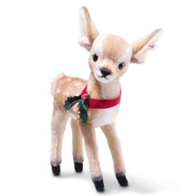 Rieke the Christmas Fawn with Holly Berries
