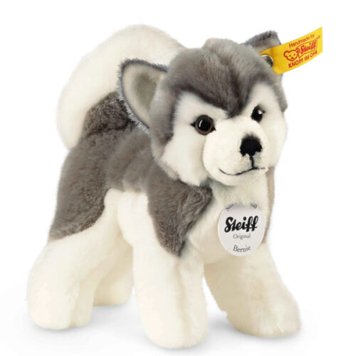 Bernie Husky Plush Stuffed Toy Dog
