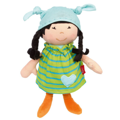 Plush Doll with Green Outfit