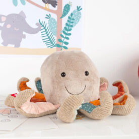 Patchwork Octopus Plush Toy