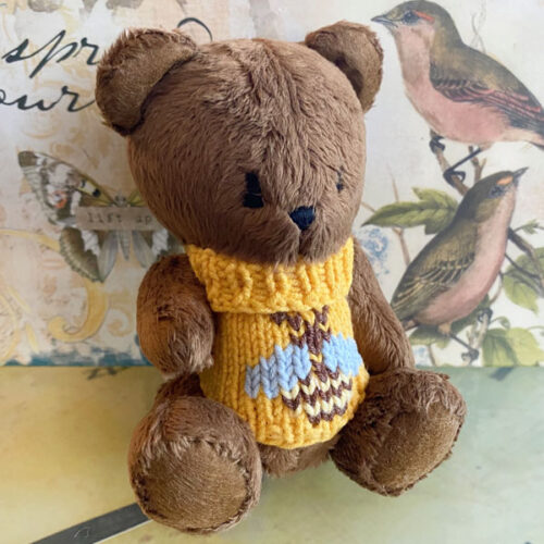 Teddy Bear in Bumble Bee Sweater