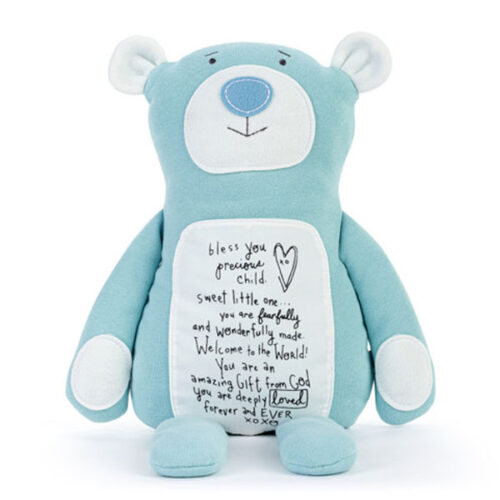 Poetic Threads Bear - Blue