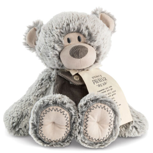 Gray Pocket Prayer Bear 11